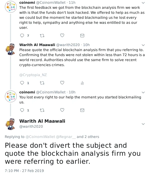 Posting false information